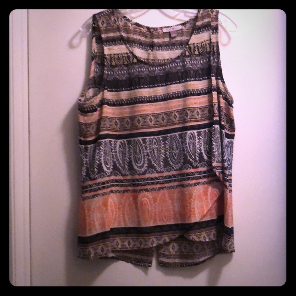 NEW Multi Color sleeveless Top!